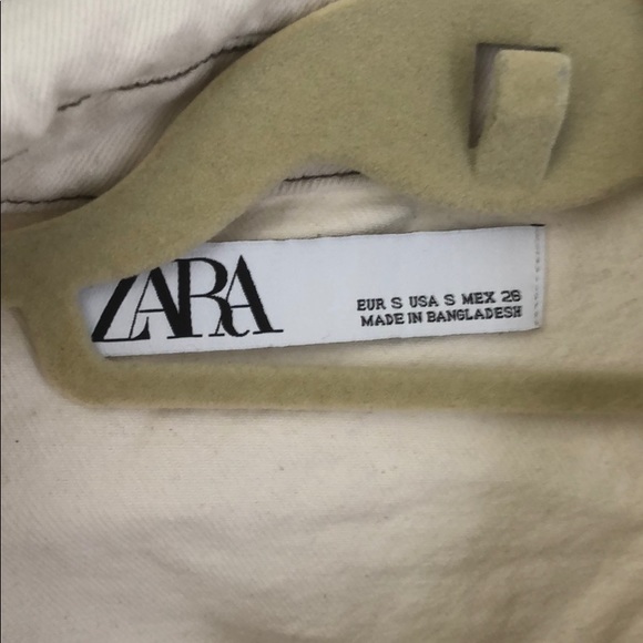 Zara white cropped jacket - Picture 7 of 8